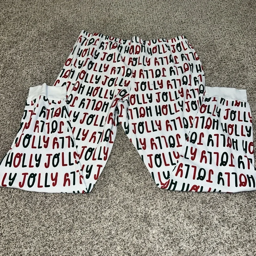 Carter's Thermal Jolly Pajamas Set Adult Unisex Cotton Christmas XXL‎